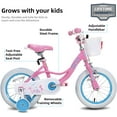 thumbnail image 6 of JOYSTAR Fairy Girls Bike for Toddlers and Kids Ages 3-5 Years Old Kids, 14 inch Wheels，Training Wheels Included,Pink, 6 of 8