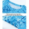 thumbnail image 3 of WELIGU Men's Rashguard Swim Shirt Short Sleeve UPF 50+ Sun Protection Shirt SPF Quick Dry Water Lightweight Shirt lanse-Tshirt-M, 3 of 6