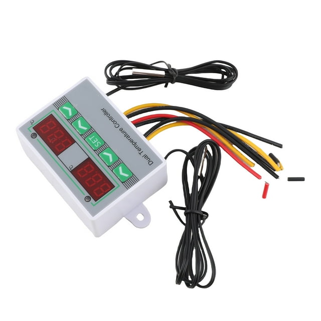 Intelligent Microcomputer Thermostat ZFX-ST3012 with Dual Control, 24V Operation, -50℃ to 110℃ Temperature Range, ±0.5℃ Accuracy, ABS Shell, High-Brightness Digital Display, Waterproof Thermal Probe