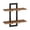 #2, variant on JASKFLY Wall Mounted Bathroom Shelf Decorative Wall Storage Shelf with Bracket for Bathroom in Brown