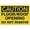 Warning Sign 1, variant on Caution Forklift Trucks Go Slow Retro Vintage Sign 8"x12" - Wall Decor Plaque for Home Bar Pub Kitchen Restaurant, Forklift Slow Sign