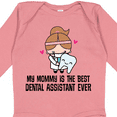 thumbnail image 4 of Inktastic Dental Assistant Mommy Girls Long Sleeve Baby Bodysuit, 4 of 5