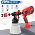 Paint Sprayer, 850W HVLP Electric Spray Paint Gun, 6 Copper Nozzles and
