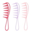 thumbnail image 1 of 3 peines de dientes anchos, peines de dientes grandes, peine de rizos de dientes anchos, herramienta de peinado para cabello rizado, húmedo, ondulado y grueso, 1 of 5
