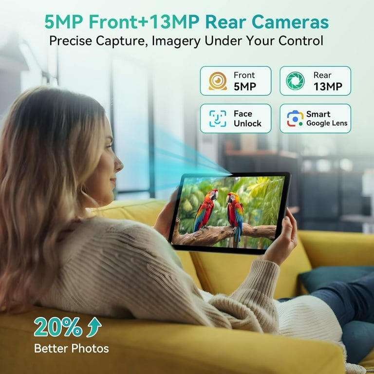 Android Tablet, 11 inch Android 16 Tablet, 8000mAh, 24GB RAM 128GB