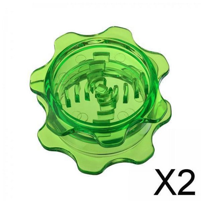 2x Picadora De Prensa De Ajo Herramienta De Cocina Lavable Portátil Herramienta De Picadora De Ajo Manual Verde 2 piezas