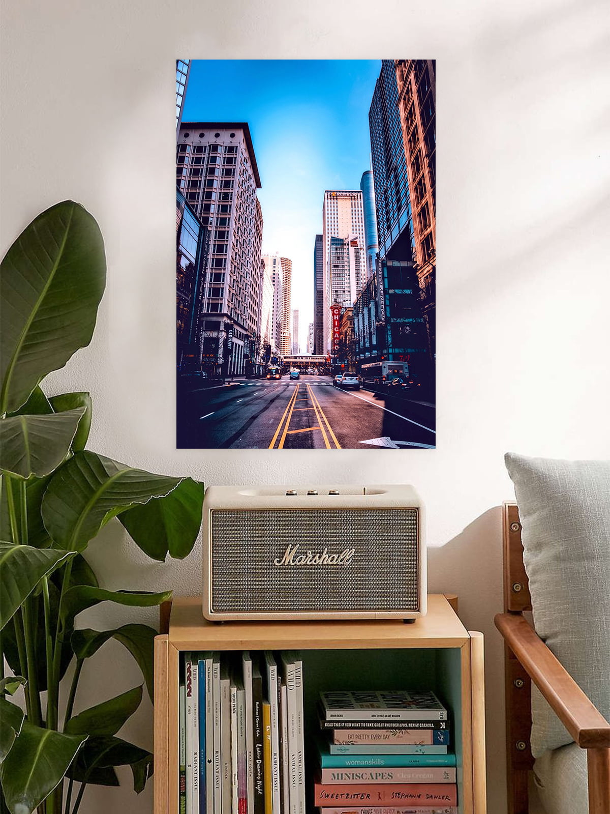 American Cityscape Urban Photos Chicago Highway Poster Chicago Poster Wall Art
