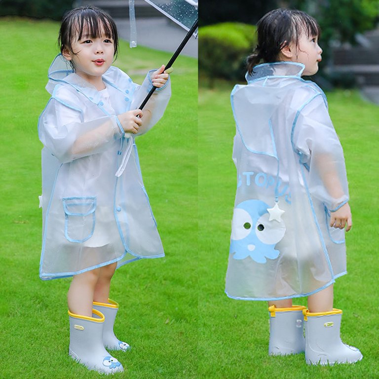 Baby clothes for girls Children's Cartoon Waterproof And Breathable One-piece  Raincoat Jacket Raincoat CHMORA - Walmart.com