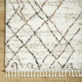 thumbnail image 7 of Hauteloom Hersz Living Room, Bedroom Area Rug - Bohemian, Transitional - Plush Pile - Bone, Taupe, Cloud Gray - 18" Sample, 7 of 7