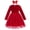 Red, variant on IDOPIP Toddler Baby Girls Velvet Tutu Tulle Dress Long Sleeve Xmas Wedding Party Fall Winter Dress