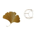 thumbnail image 1 of Escultura abstracta de hierro forjado con hojas de ginkgo montada en la pared para sala de estar, oficina, hotel, comedor, restaurante, granja, estant, 1 of 8