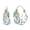 No.14, variant on MULA European 925 Sterling Silver Hoop Earrings Filigree Hollow Flower Lucky For Women Jewelry