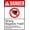Warning Sign 1, variant on Beware of Moving Vehicles Caution Sign 8"x12" - Site Security Metal, Danger Alert, Indoor Outdoor Use