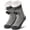Gray Sock 1, variant on Crew Socks for Women Thick Sherpa Lined Warm Calf Socks Winter Plush Cute Fuzzy Socks Free Size