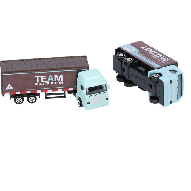LYUMO Children Container Truck Toy,Container Truck Toy Exquisite Simulation Construction Truck Model Children Birthday Gift,Truck Model