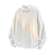 thumbnail image 5 of Ceisia Men's Oversize Semi-Turtleneck Metal-Trimmed Long-Sleeve Top Multi-Solid for Winter Gift, 5 of 5