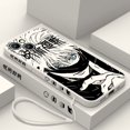 thumbnail image 2 of Jujutsu Kaisen Gojo Anime Phone Case para Apple iPhone 15 14 13 12 11 Pro Max Plus 8 7 SE Liquid Left Rope Capa Cover, 2 of 5