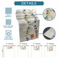 thumbnail image 6 of Beige Childlike Fun Table Runner 72 Inches, Abstract Modern City Car Silhouette Bed Runner Dresser Scarves Tabletop for Indoor Outdoor Parties/Ceremony/Banquet, 14" x 72", 6 of 9