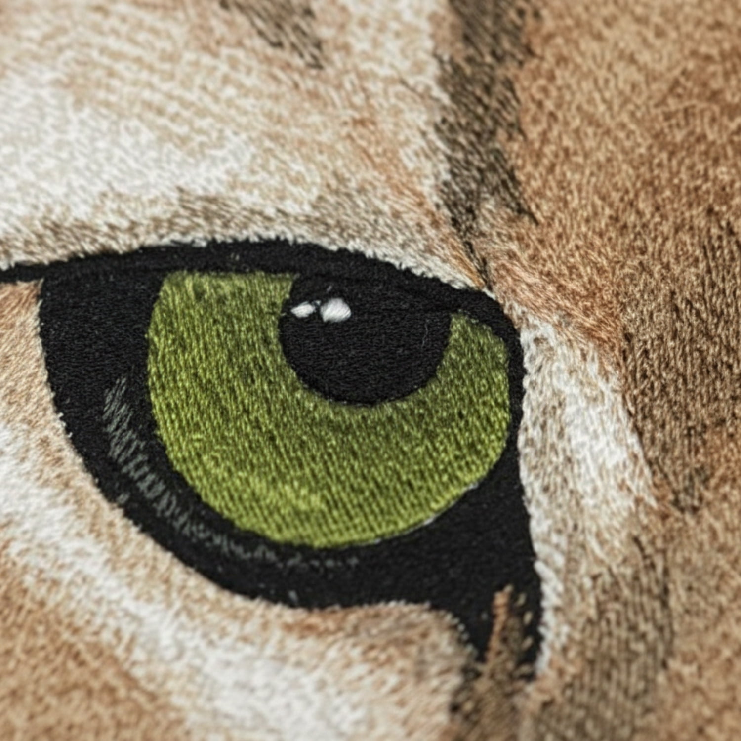 BeyondVision Custom and Unique Eye of Cougar Embroidered Iron on/Sew Patch [7" 5"]