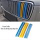 thumbnail image 2 of Front Grille Three-Color Net Decoration Stripe Network Grille Cover Trim for XC90 2015-2019 A, 2 of 5