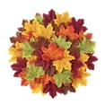 thumbnail image 2 of geerera 100-Piece Artificial Fall Maple Leaves, Mixed Color Fake Autumn Leaves for DIY Crafts, Halloween & Thanksgiving Decor, 3" Faux Foliage for Table Scatter, 2 of 8
