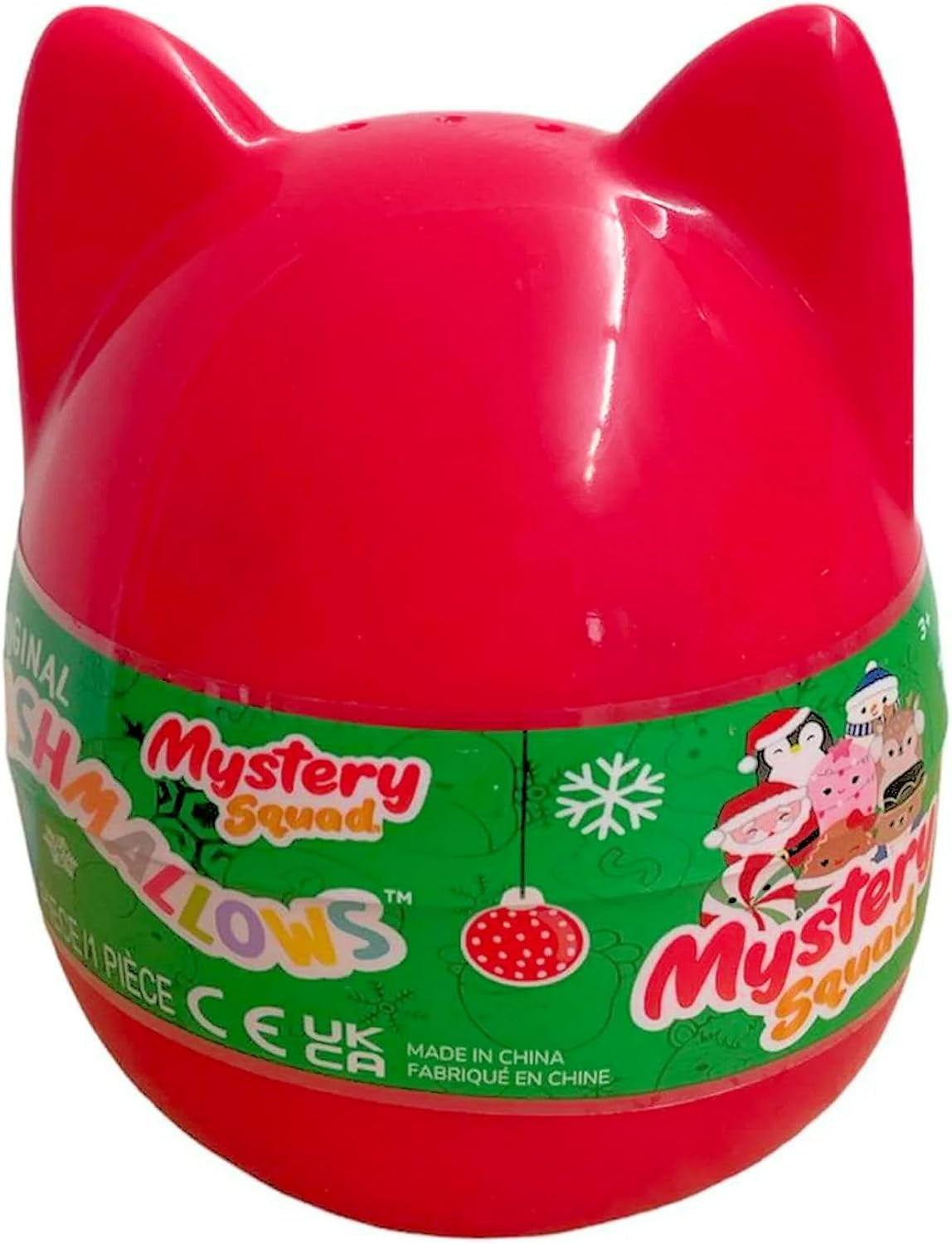 Squishmallows Original 4" Holiday Mystery Capsules (3 Pack) - Official Jazwares Plush - Collectible Soft & Squishy Mini Stuffed Animal Toy - Gift for Kids, Girls & Boys (Styles May Vary)