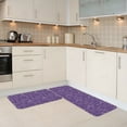 thumbnail image 5 of Yiaed Lavender Flowers Kitchen Rugs Sets of 2 Kitchen Mats Cushioned Anti Fatigue Kitchen Rug Tapetes Para Cocina for Sink,Laundry Room, 5 of 6