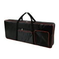 thumbnail image 1 of Advancent Estuche de piano Bolsa de órgano electrónico Funda de instrumento musical Bolso impermeable Mochila de manga de tela Oxford Gran Mochilas de mochilero 420D borde rojo negro, 1 of 6