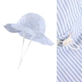 thumbnail image 4 of Gubotare Sun Hat Baby UPF 50+ Baby Sun Hat with Ear and Neck Protection - Toddler Beach Hat for Boys & Girls - Ideal for Summer Fun 6 12 Months (Light Blue,6-12 Months), 4 of 5