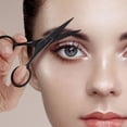 thumbnail image 4 of Stainless Steel Pointed Scissors for Trimming Beards And Hair, Suitable for Eyebrows, Nose Hair, Beards, And Ear Hair. Stainless Steel Eyebrow Scissors for Professional Grooming of Facial, 4 of 10