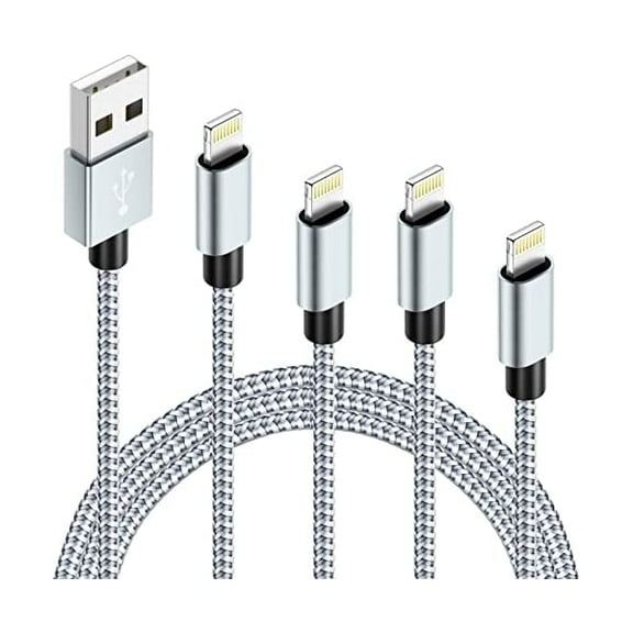 Sanlf USB A Multi Charging Cable (Pink) USB C 3 in 1 Charging Cable (Gold), Nylon Braided Universal Chargers for Multiple Devices, Phone Charger Cord with Type C, Micro USB, IP Ports (2Pack 4FT)