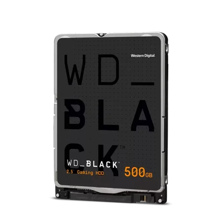 Western Digital 500GB WD_BLACK Performance Mobile SATA, 2.5" Internal Gaming Hard Drive HDD, 7200 RPM, 64MB Cache - WD5000LPSX