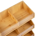 thumbnail image 6 of Mind Reader Coffee Pod Condiment Station Countertop Organizer,  13"L x 6.25"W x 15.25"H, Brown, 6 of 7