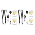 thumbnail image 4 of jesticaly 2pcs PVC Durable Badge Reel With Round Edge And Scratch-proof Surface Work ID Card Badge Tether 2Set, 4 of 6