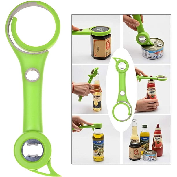 6 in 1 Jar Can Bottle Wine Opener - Multifunctional Kitchen ToolOpen ...