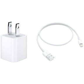 Restored Apple 5W USB Power Adapter + Apple Lightning to USB Cable (Refurbished)