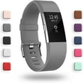 thumbnail image 1 of Replacement Bands Compatible for Fitbit Charge 2, Classic & Special Edition Adjustable Sport Wristbands(Gray,L), 1 of 7