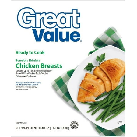 Great Value Boneless Breast 2.5#