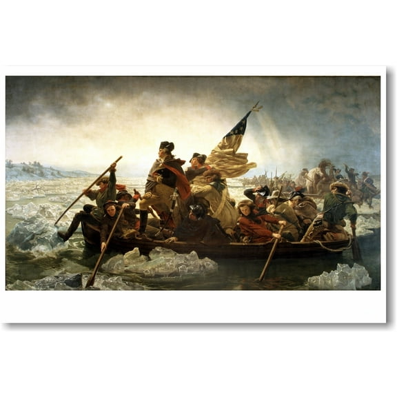 George Washington Crossing the Delaware - NEW Fine Arts Poster
