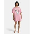 thumbnail image 2 of Hello Kitty & Friends Women’s Graphic Sleep Tee from Grayson Social, Sizes S-3X, 2 of 5