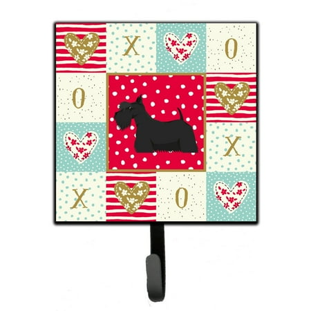 

Carolines Treasures CK5950SH4 Scottish Terrier Love Leash or Key Holder 7Hx4.25W multicolor