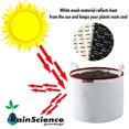thumbnail image 4 of Rain Science - Grow Bag 25 Gallon Planting Pots - Colorful Plant Grow Bags Pots Gardening Vegetable - Air Pruning Mesh Fabric Plant Container - (White/Red), 4 of 4