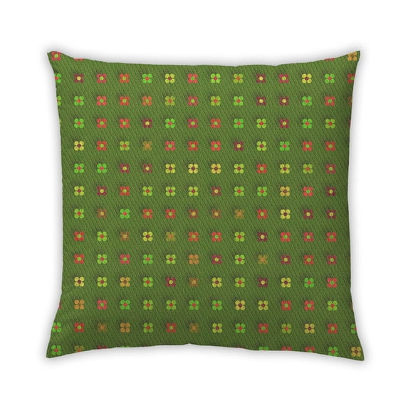 Ahgly Company Outdoor Square Contemporary Throw Pillow, 18 inch by 18 inch