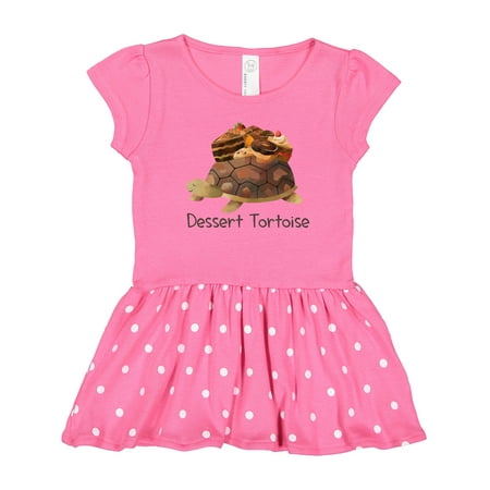

Inktastic Dessert Tortoise Gift Toddler Girl Dress