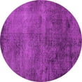 thumbnail image 1 of Ahgly Company Indoor Round Oriental Pink Industrial Area Rugs, 3' Round, 1 of 4