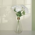 thumbnail image 5 of Efavormart 3 Stems | White 27" Artificial Silk Chrysanthemum Bouquet Flowers, Large Faux Mum Branches, 5 of 11