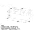 thumbnail image 6 of Modern Velvet Rectangular Storage Ottoman, 6 of 11