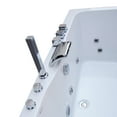 thumbnail image 6 of Empava 67 in. Acrylic Center Drain Rectangular 3-wall Alcove Whirlpool Bathtub in White, 6 of 9