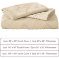 thumbnail image 7 of EMME Duvet Cover Set Microfiber, Tufted Twin Duvet Cover Set, Boho Bedding Sets for All Seasons, 2 Pieces Embroidery Chic Duvet Cover Full, 1 Duvet Cover + 1 Pillowcase (Beige, Twin), 7 of 7