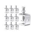 thumbnail image 1 of 10 Pcs Stainless Steel C Heavy Duty 1 3/16 Inch With Stable Wide Jaw Opening Small Screw For Metal, 1 of 5